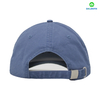 カスタムロゴ100％コットンツイルファブリックスポーティースタイル野球キャップハットビジネス適切な6パネルライトブルー男性と女性用