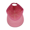 新しいスタイルとファッションピンクの女性ソフトコットン野球帽をカスタムロゴデザイン