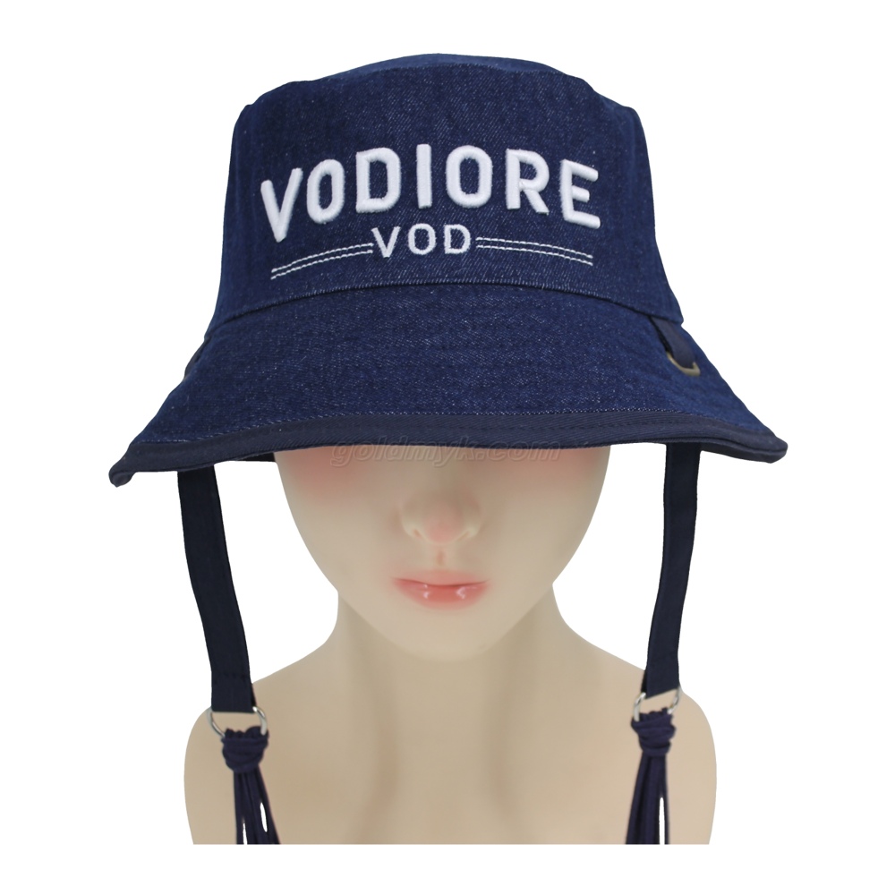 熱い販売とファッション綿生地のカスタム デザインのバケット ハットとキャップ
