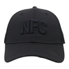 NFCチップ内蔵カスタムブラックトラッカーキャップ3Dパフ刺繍NFCロゴメッシュバック野球帽
