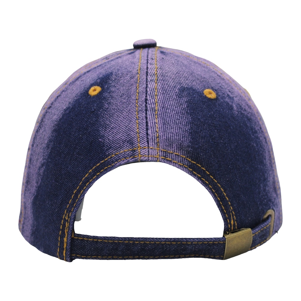 ヴィンテージスタイリッシュなフラット刺繍洗浄野球帽のお父さんの帽子6パネルのスポーツキャップと織られたカスタムロゴ